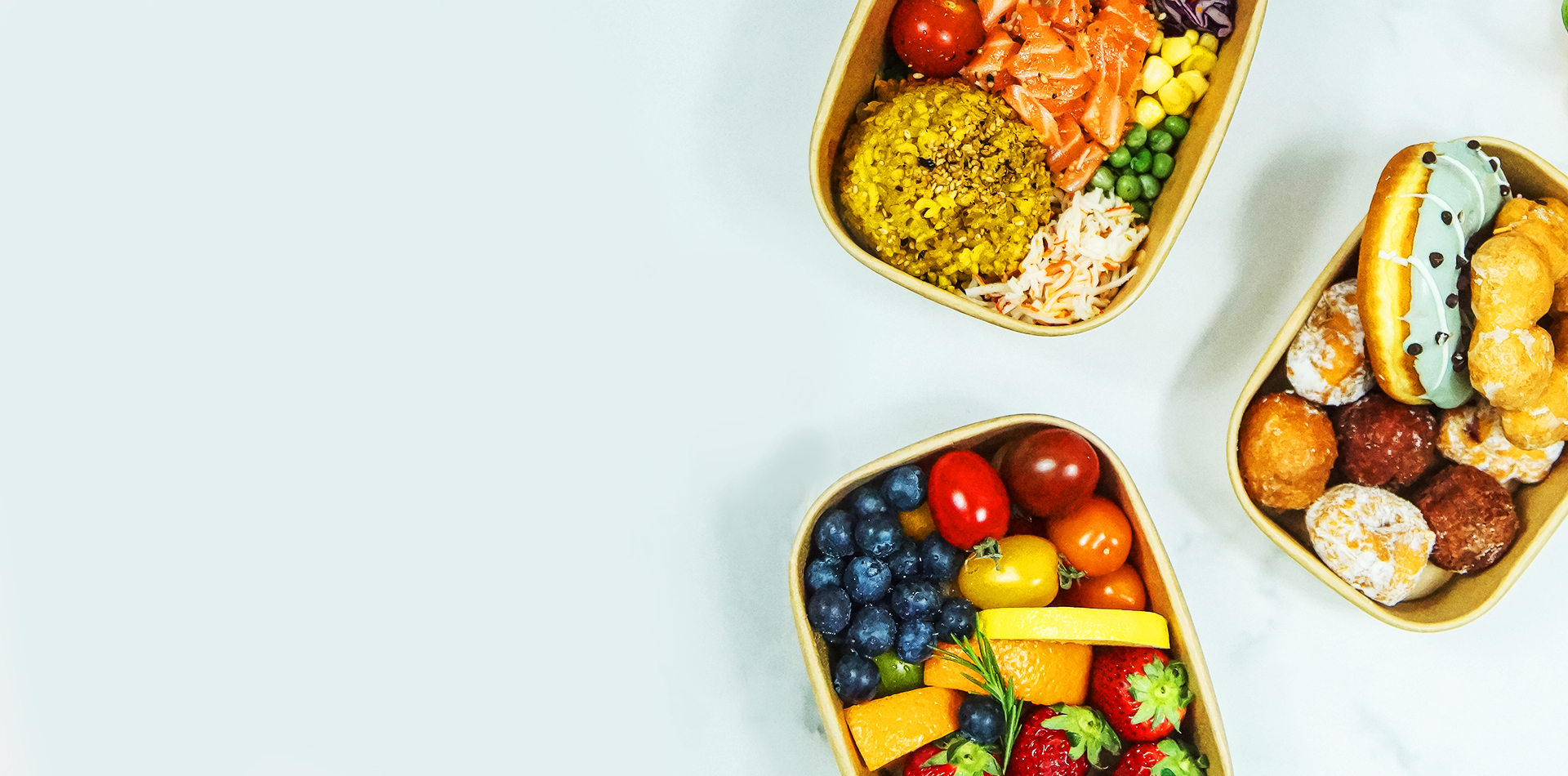 종이 식품 용기